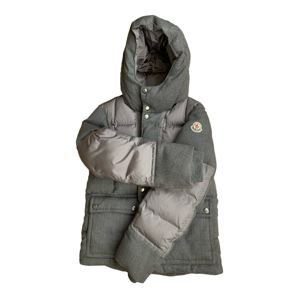 Moncler kids size 12 down Gray Coat
